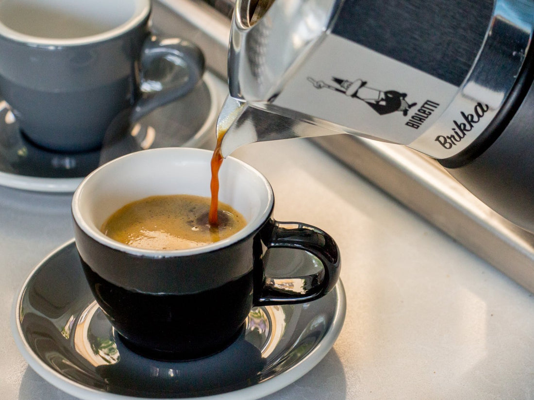 How to Brew Bialetti Brikka Moka Pot Espresso Coffee 